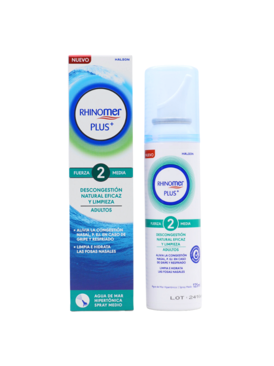 Rhinomer plus adultos fuerza 2 media 125ml