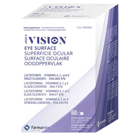 Ivision superficie ocular 60 caps