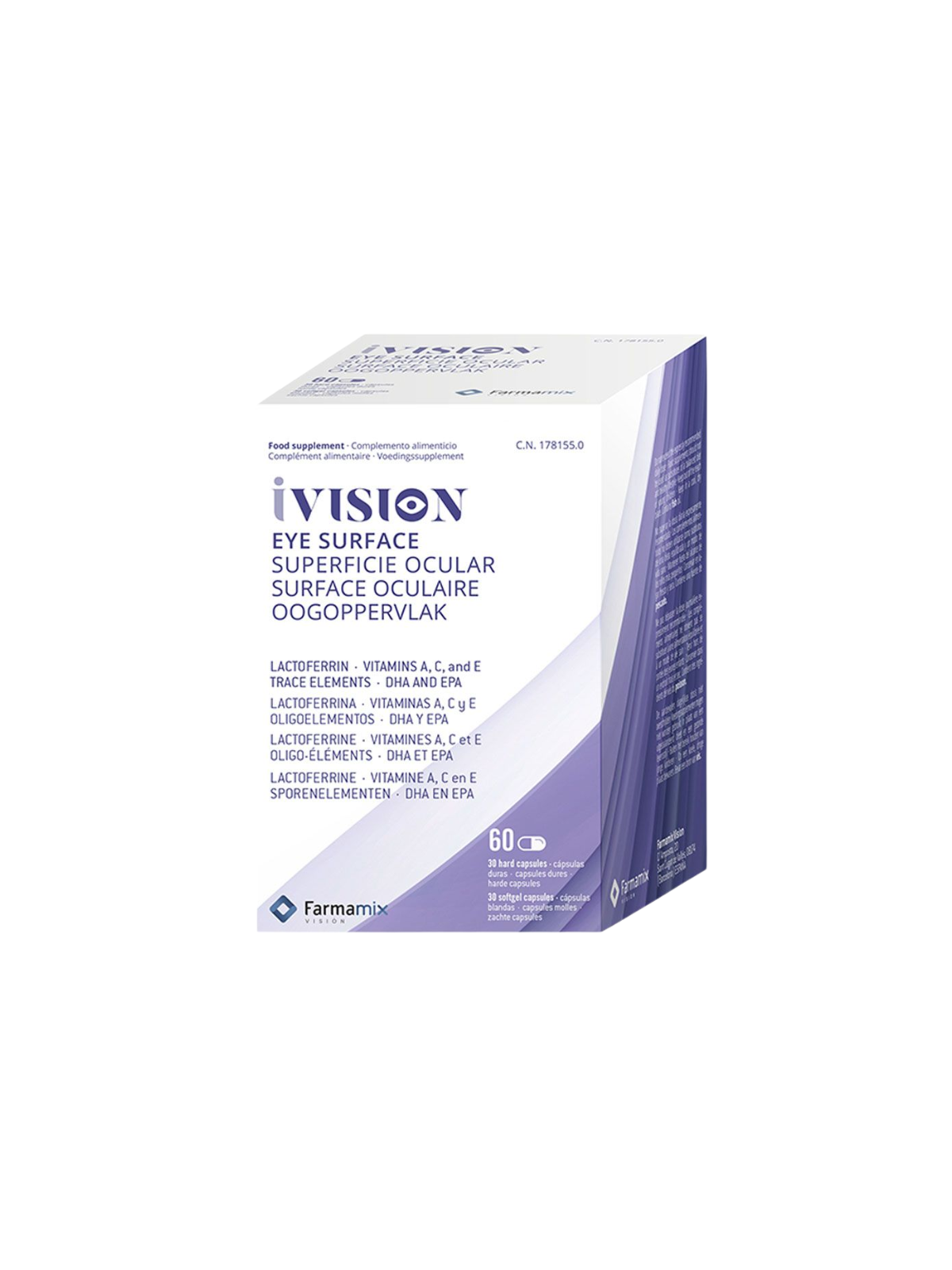 Ivision superficie ocular 60 caps