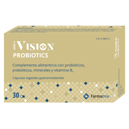 Ivision probiotics 30 cápsulas gastrorresistentes