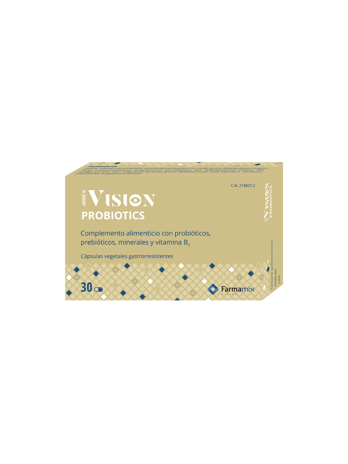 Ivision probiotics 30 cápsulas gastrorresistentes