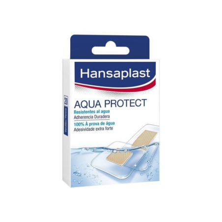 Hansaplast aqua protect apósito adhesivo surtido 20 unidades