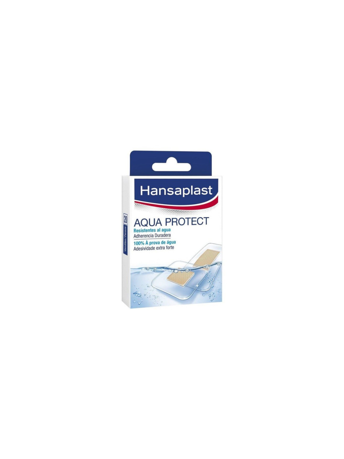 Hansaplast aqua protect apósito adhesivo surtido 20 unidades