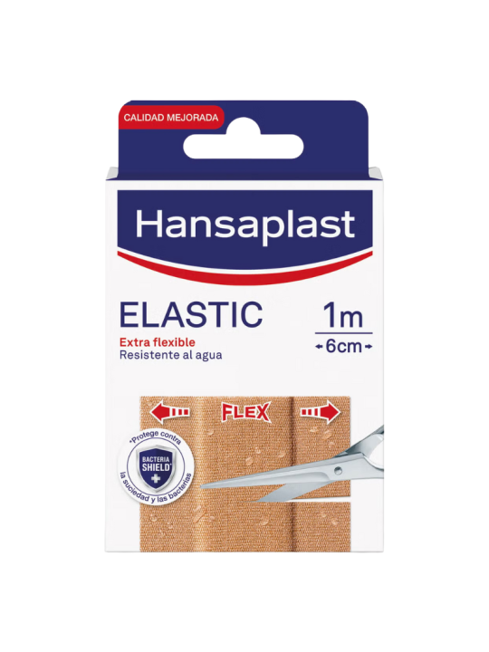 Hansaplast elastic apósito adhesivo tira 1m X 6cm