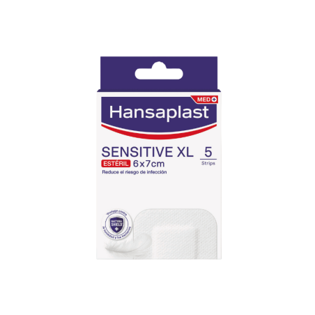 Apósito estéril Hansaplast sensitive XL 5 unidades 7 X 6cm