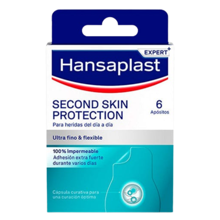 Hansaplast second skin protection 6 parches 73mm X 36mm