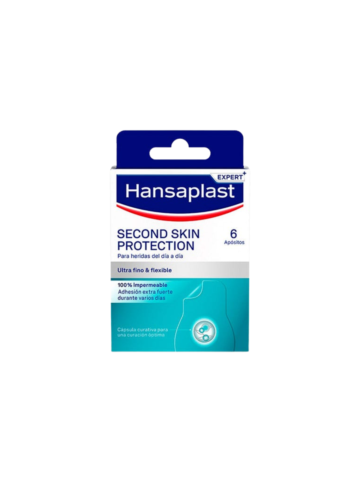 Hansaplast second skin protection 6 parches 73mm X 36mm