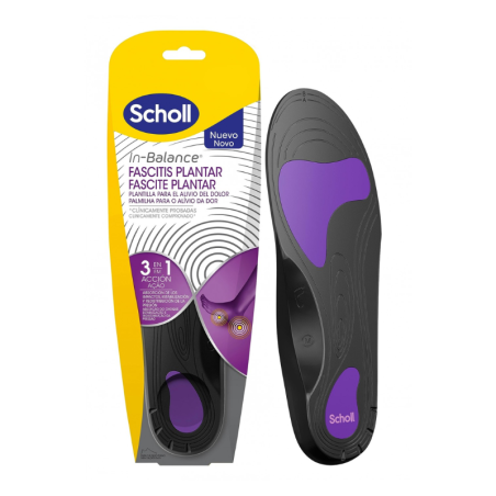 Plantillas fascitis plantar scholl in-balance 2 unidades talla M
