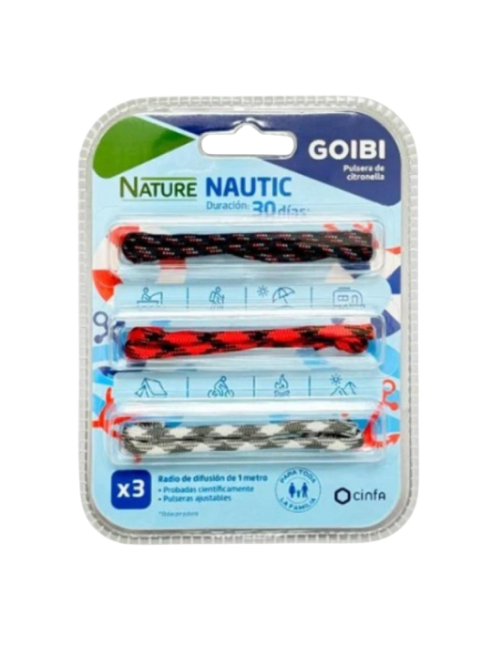 Goibi pulsera nature nautic 3 uds.