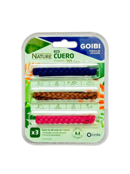 Goibi pulsera nature cuero 3 uds