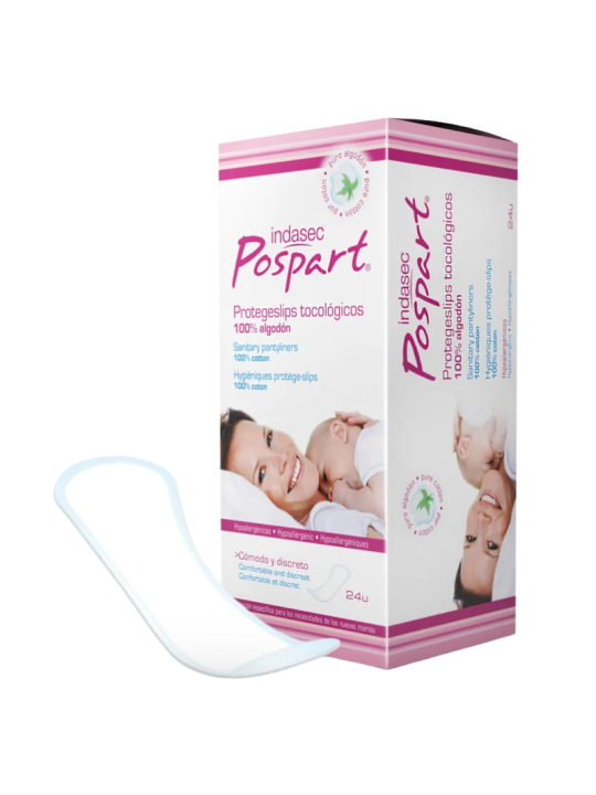 Indasec protege-slip postpart 24 unidades