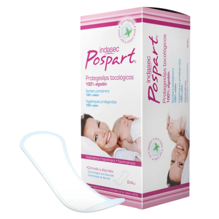 Indasec protege-slip postpart 24 unidades