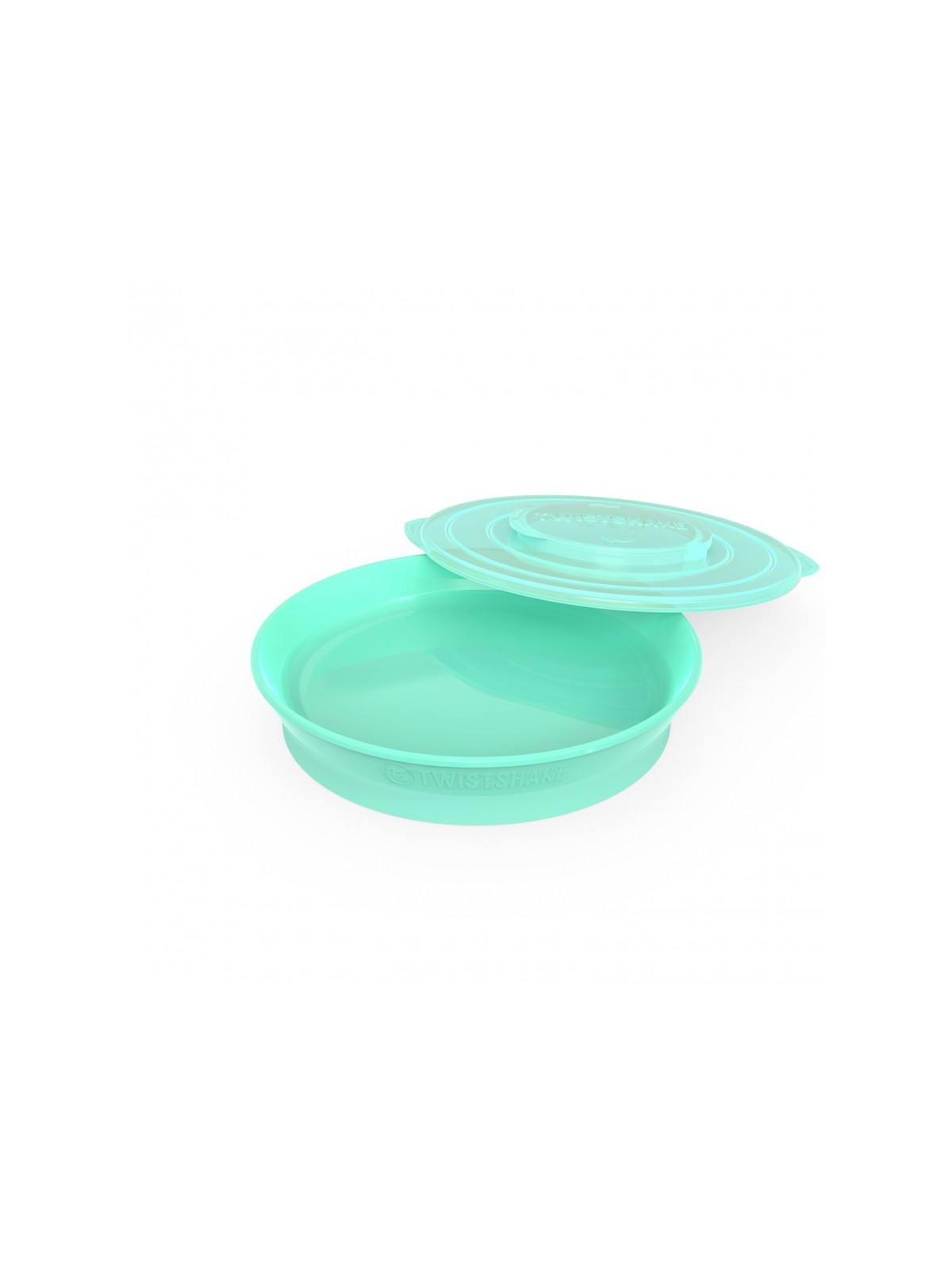 Twistshake plato click - mat verde