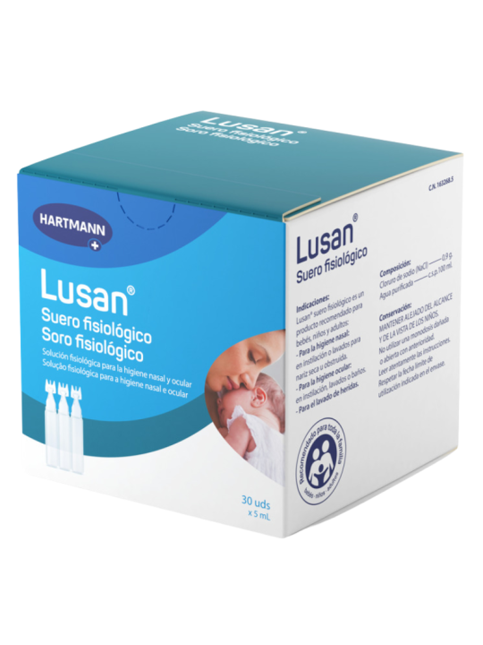 Hartmann lusan suero fisiológico 30 unidades 5 ml