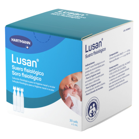 Hartmann lusan suero fisiológico 30 unidades 5 ml