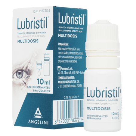 Lubristil solución oftálmica lubricante 10ml multidosis