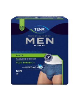 Tena men active fit pants T S/M