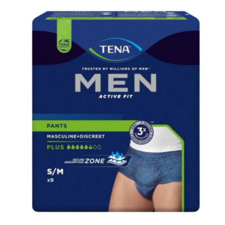 Tena men active fit pants T S/M