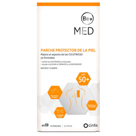 Be+ med parche protector de la piel 10 parches 15cm x 4cm