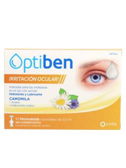 Optiben irritación ocular + 10 monodosis 0.5ml