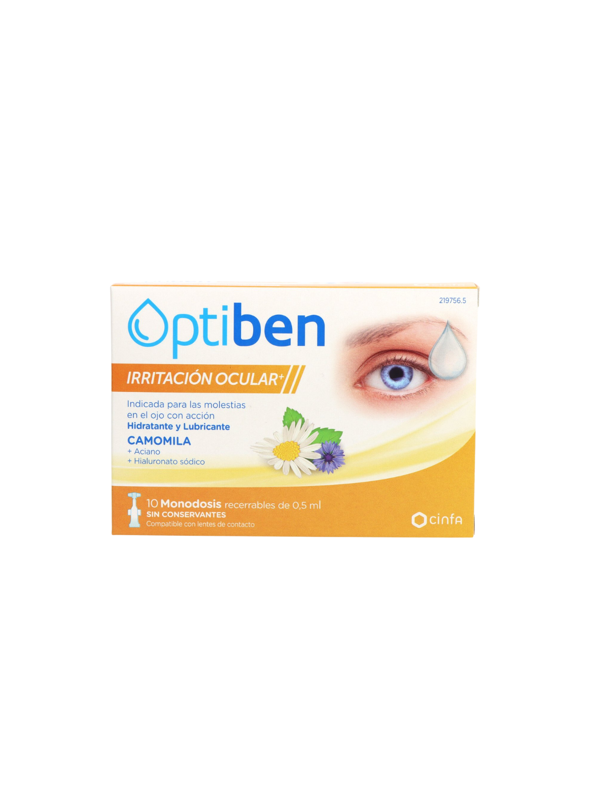 Optiben irritación ocular + 10 monodosis 0.5ml