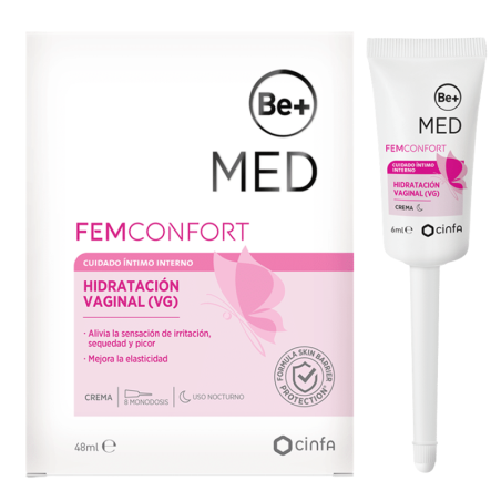 Be+ med femconfort hidratación vaginal 8 unidades 6ml