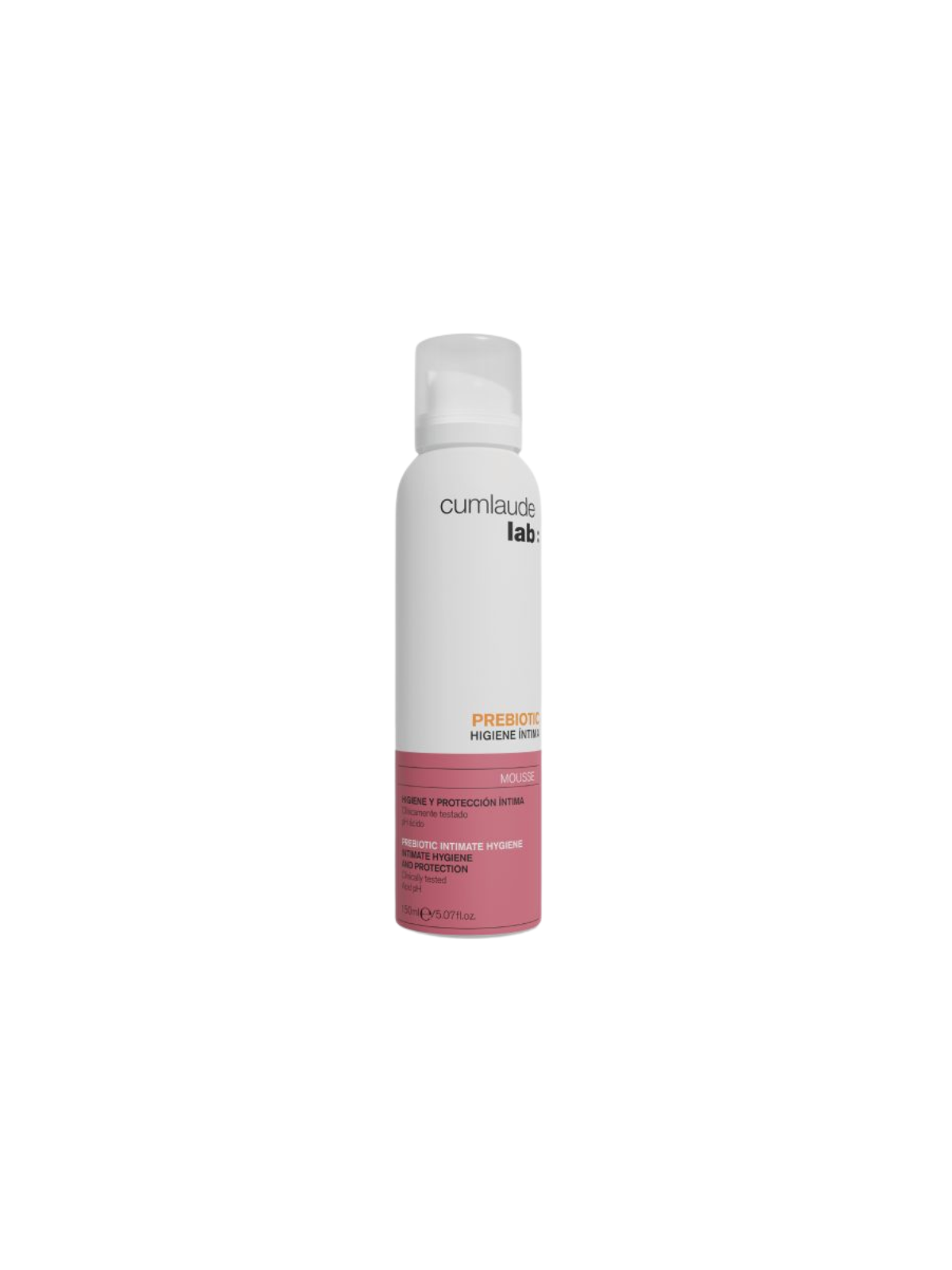 Cumlaude prebiotic mousse higiene íntima spray 50ml