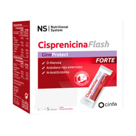 NS gineprotect cisprenicina flash forte 5 sobres