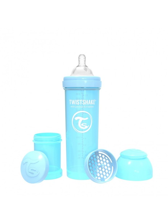 Twistshake biberon anticolico pastel azul 330 ml