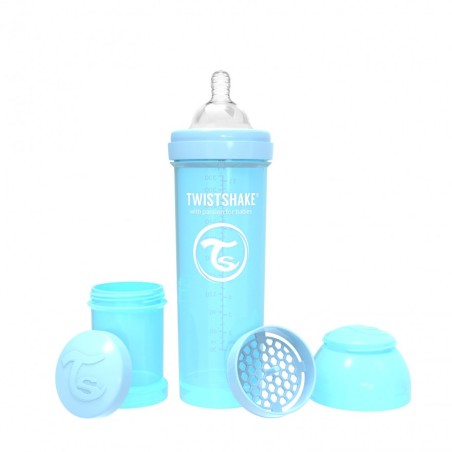 Twistshake biberon anticolico pastel azul 330 ml