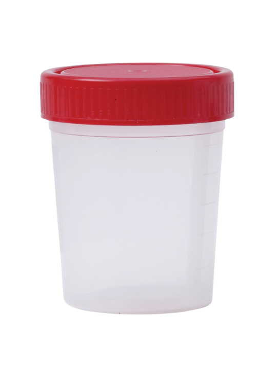 Envase muestra orina est.acof. 100ml
