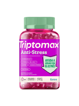 Triptomax anti-stress gummies sabor fruta de la pasión