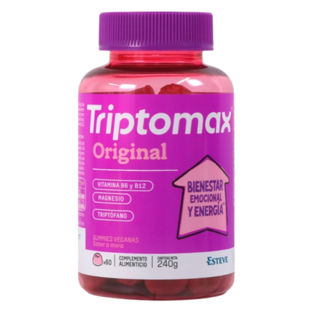 Triptomax original gummies sabor mora
