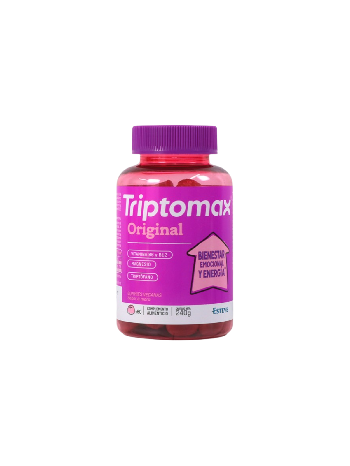 Triptomax original gummies sabor mora