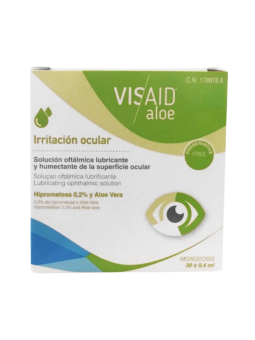 Visaid aloe gotas oculares esteril monodosis 0.4