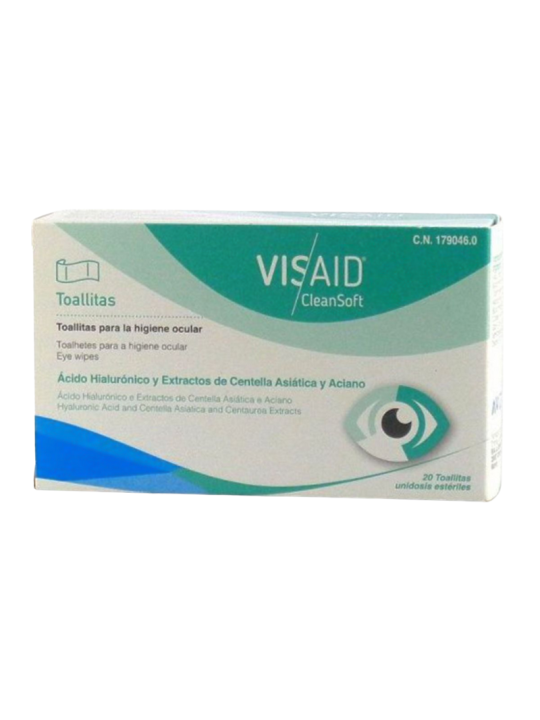 Visaid clean soft toallitas oftálmicas estériles