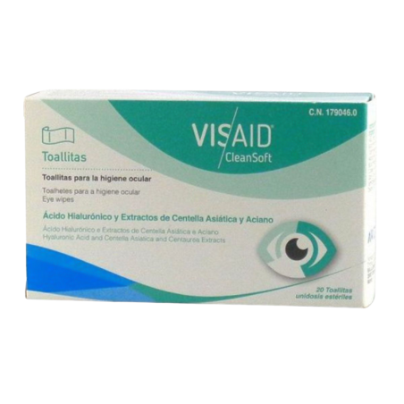 Visaid clean soft toallitas oftálmicas estériles