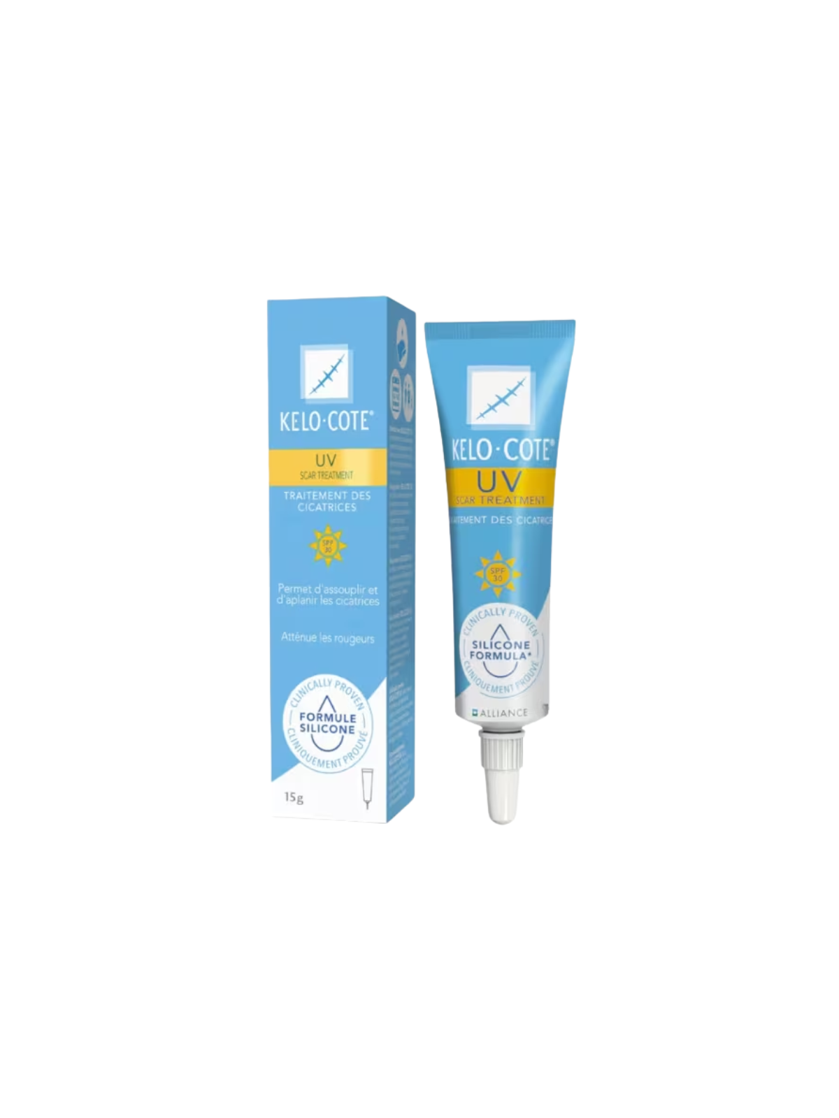 Kelo-cote reductor de cicatrices UV 15g