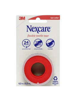 Nexcare 3M esparadrapo tela flexible 4,2m X 1,25cm