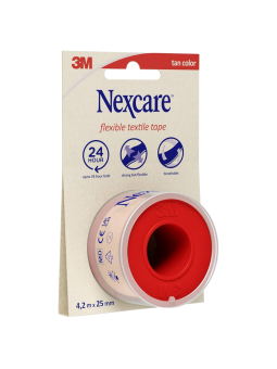 Nexcare esparadrapo tela flexible 4,2m x 2,50cm