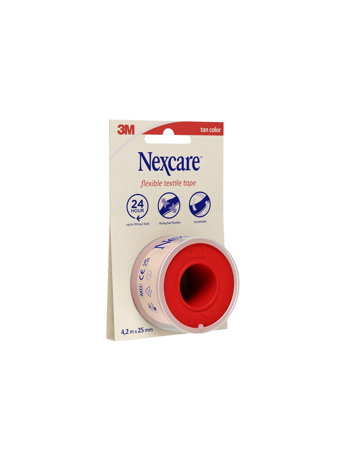 Nexcare esparadrapo tela flexible 4,2m x 2,50cm