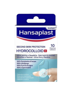 Hansaplast second skin protection hydrocolloid 10 parches 6cm X 1,9cm