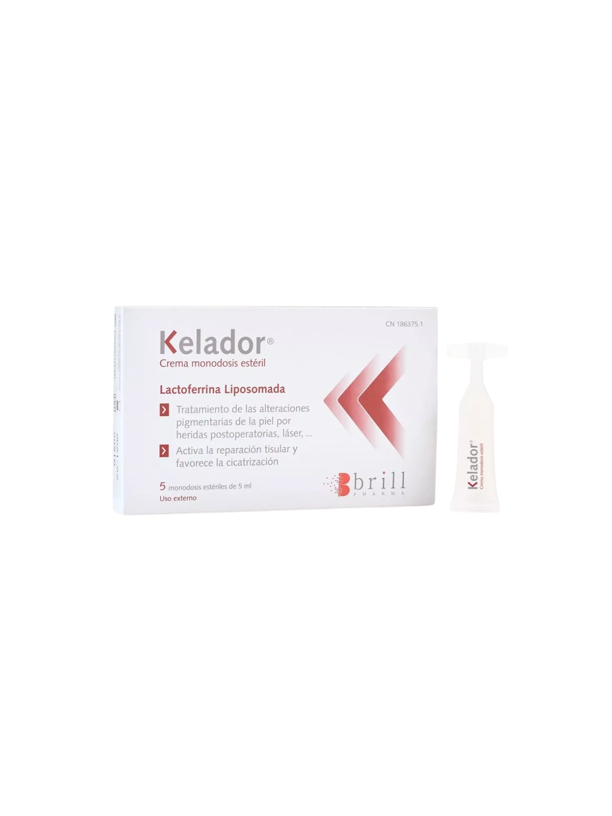 Kelador crema monodosis esteril 5x5ml