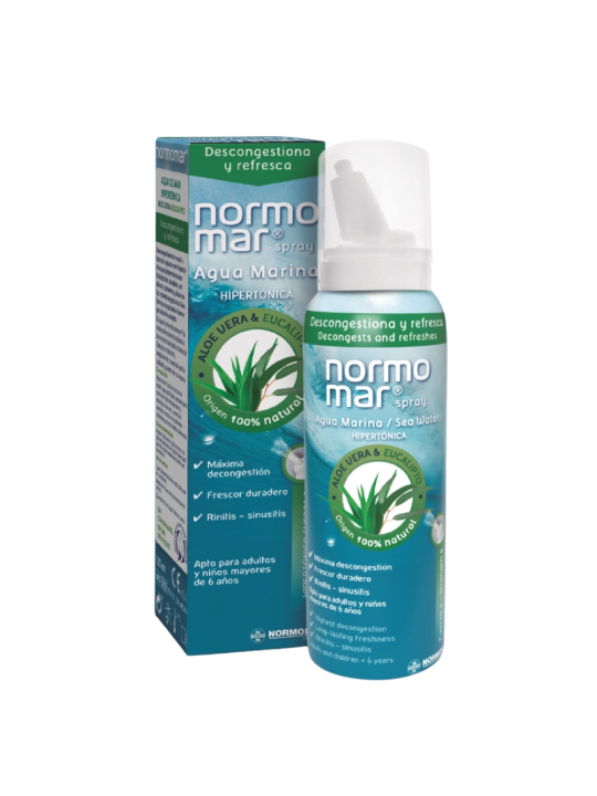 Normomar spray nasal descongestivo 120ml aloe vera eucalipto