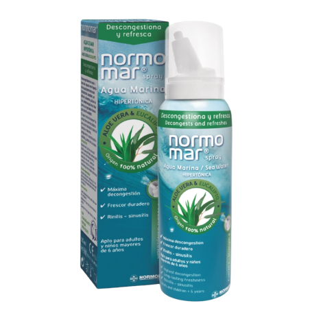 Normomar spray nasal descongestivo 120ml aloe vera eucalipto