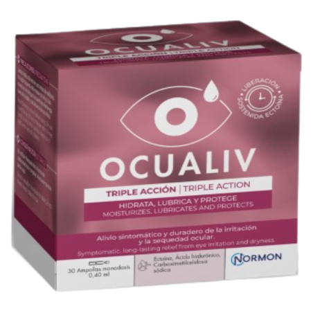 Ocualiv monodosis 30 ampollas 0,40ml