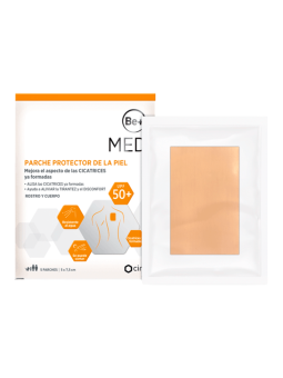 Be+ MED Parche Protector de la Piel para Cicatrices 5 Unidades 7,5 × 5 cm