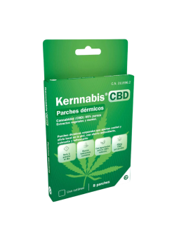 Kernnabis CBD parches dermicos 8 unidades