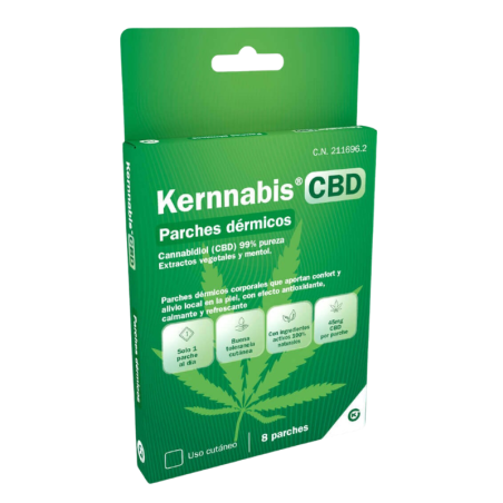 Kernnabis CBD parches dermicos 8 unidades