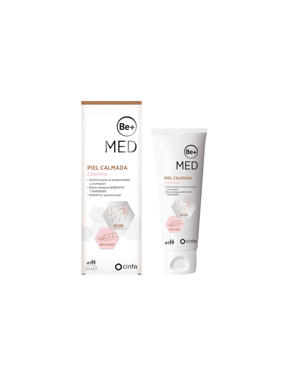 BE+ MED PIEL CALMADA CALAMINA CREMA 1 TUBO 50 ML